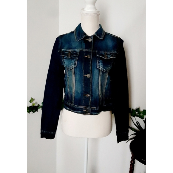 Maurices Traditional Dark Wash Denim Jacket - Picture 15 of 16